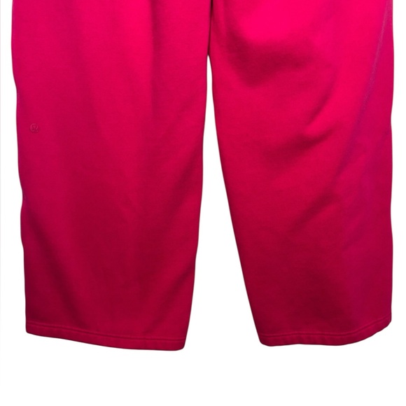 Lululemon Scuba Mid-Rise Wide-Leg Pant in Pink Passionate Size Small - Picture 8 of 15